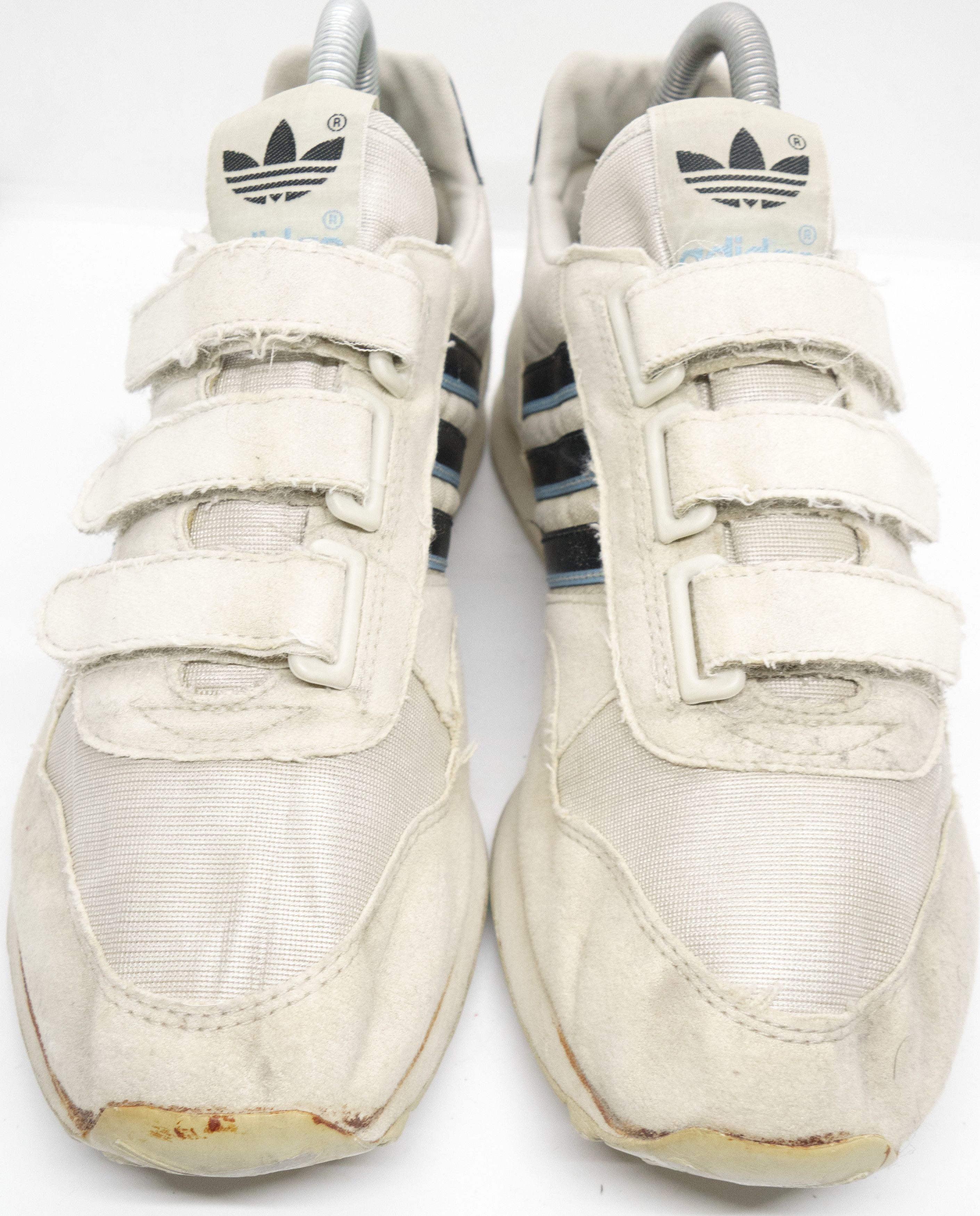 Adidas 1989 Velcro Quitar Sneakers Vintage 80s 90s Size US 8.5 / EU 41-42 - 4 Thumbnail