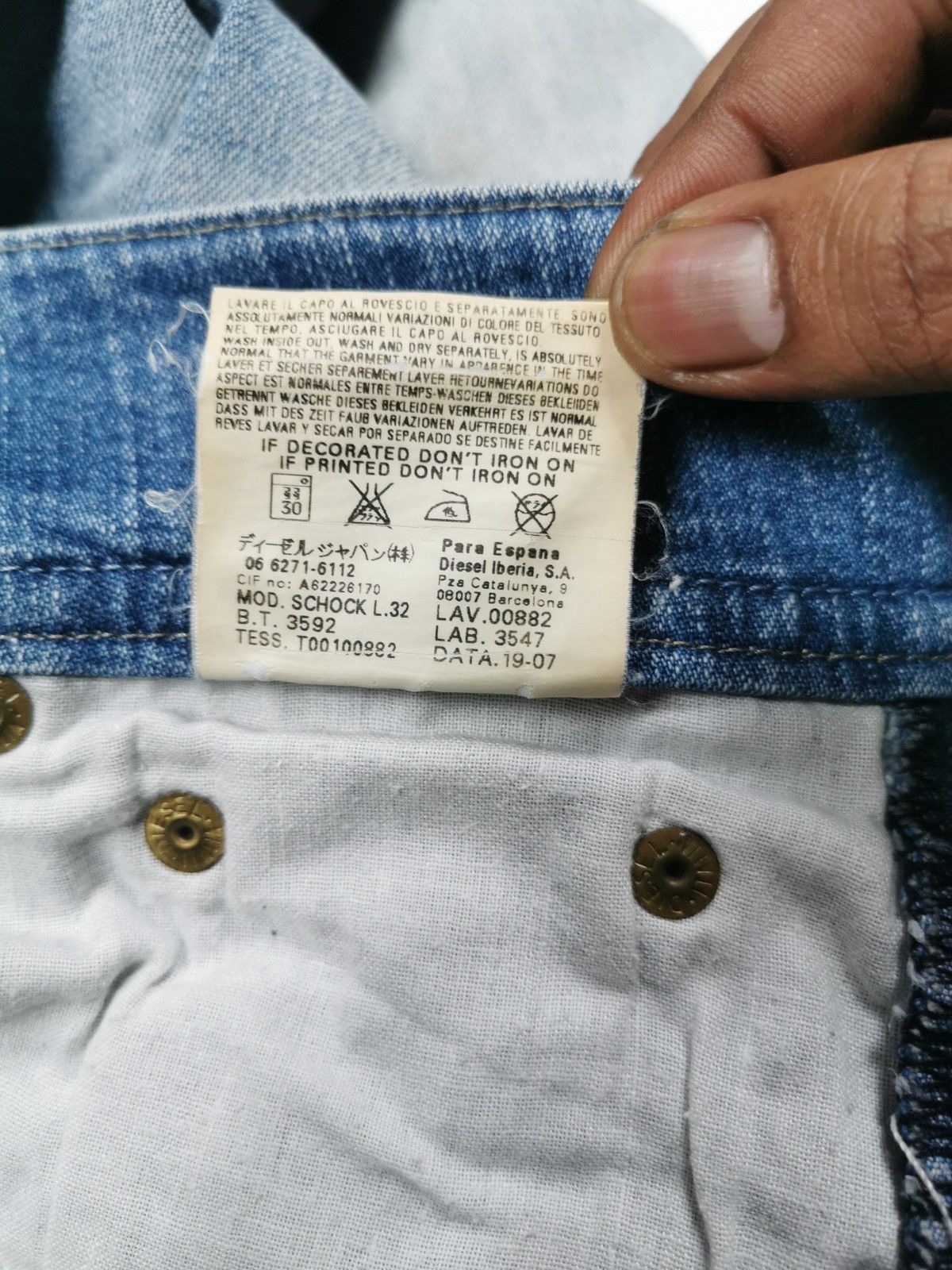 Diesel Diesel Bootcut Flare Jeans Size 32" / US 10 / IT 46 - 10 Thumbnail