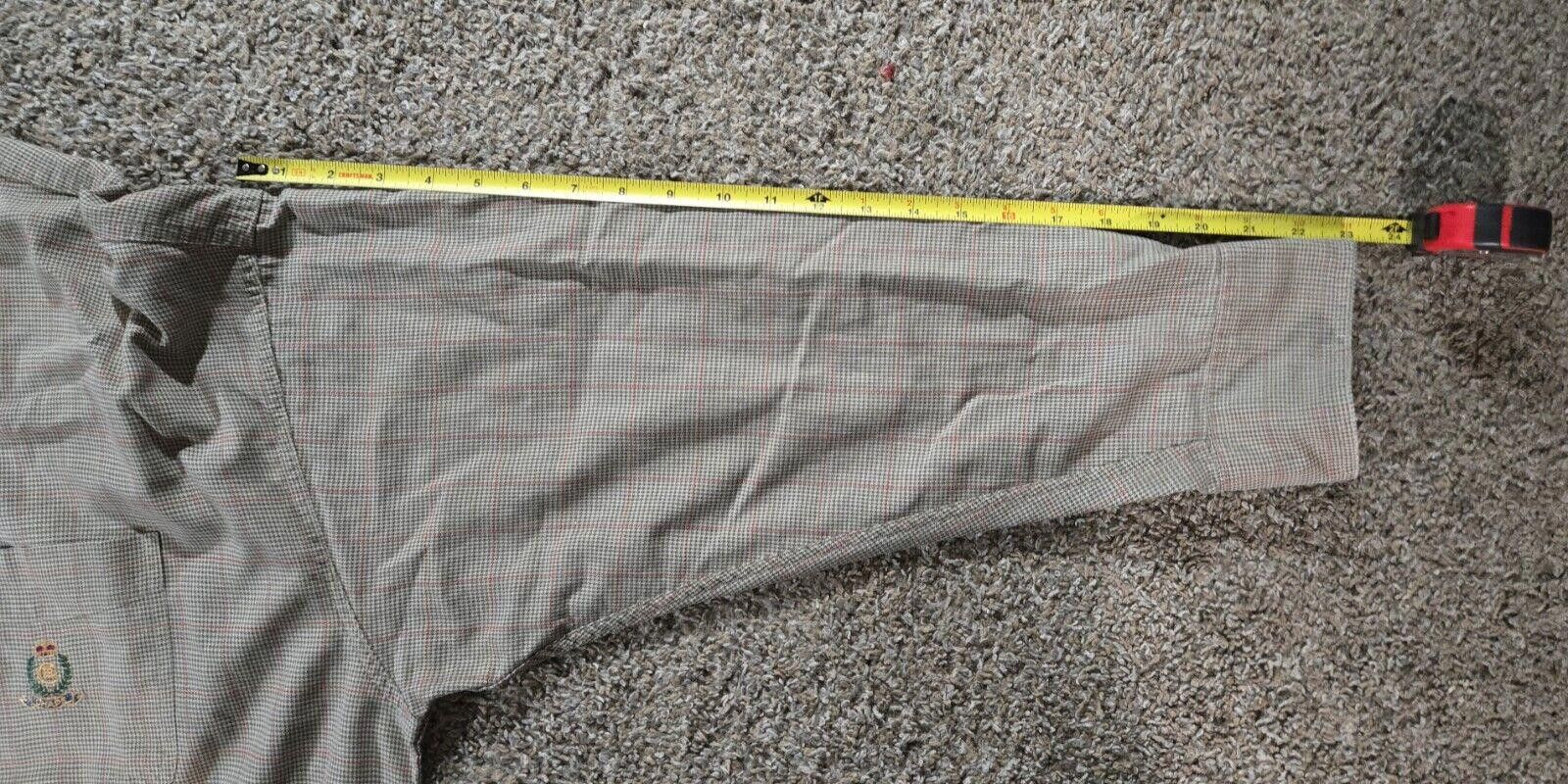 Chaps Khaki Red Plaid Chaps Ralph Lauren Button Up Dress Shirt XL Size US XL / EU 56 / 4 - 8 Thumbnail