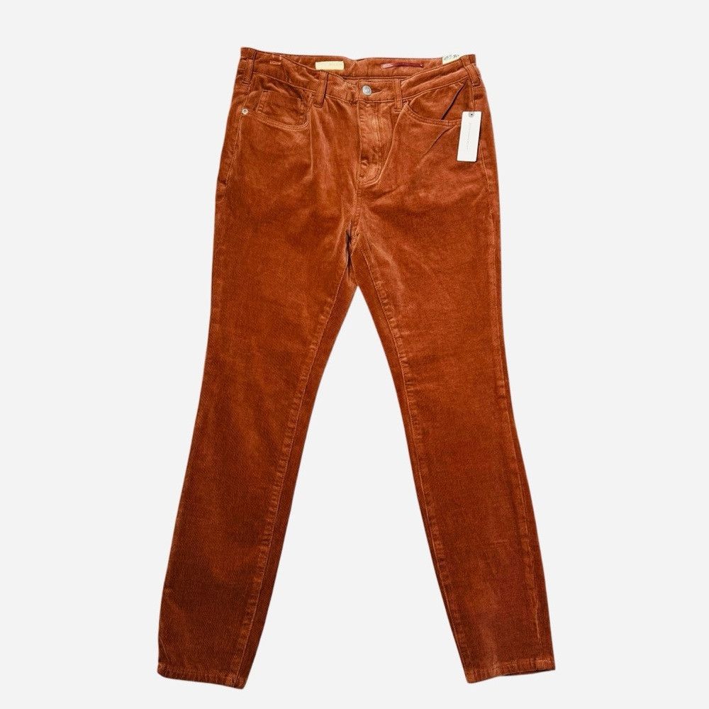 Anthropologie NWT New $110 Anthropologie Pilcro High Rise Skinny Corduroy Size 30" / US 8 / IT 44 - 2 Thumbnail
