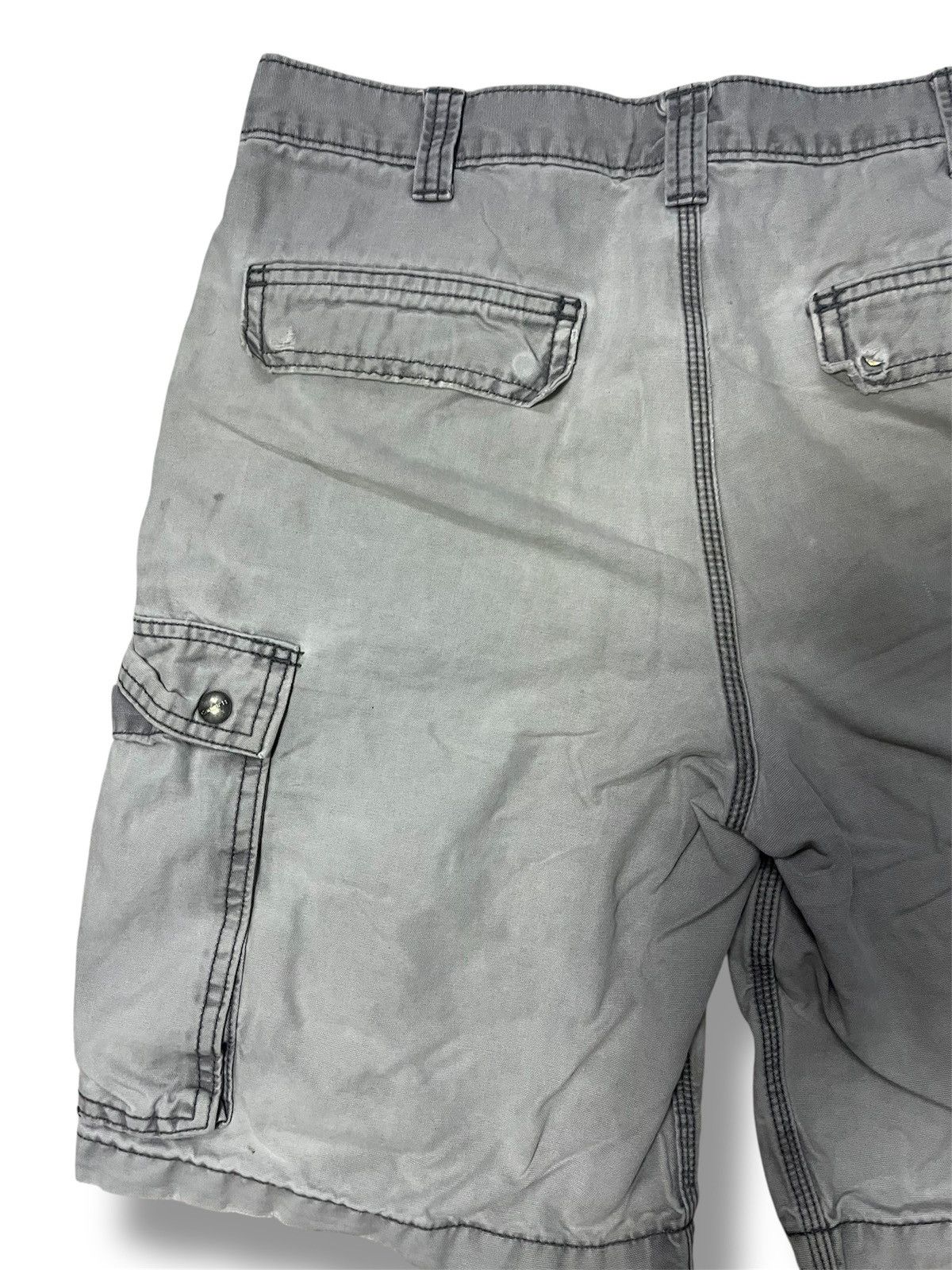 Carhartt 34 Gray Relaxed Fit Rugged Canvas Cargo Shorts 100277 Size US 34 / EU 50 - 8 Thumbnail