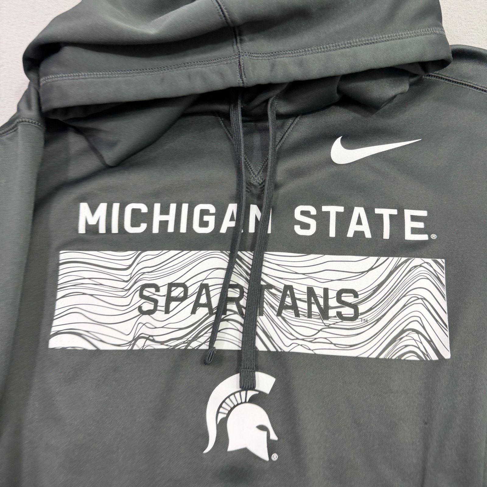 Nike Nike Michigan State Spartans Hoodie Men's Large Gray Size US L / EU 52-54 / 3 - 4 Thumbnail