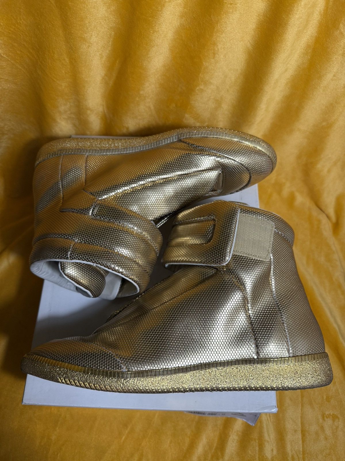 Maison Margiela Maison Margiela Future High Gold Leather Size US 12 / EU 45 - 3 Thumbnail