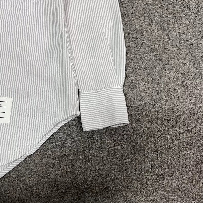 Thom Browne Thom Browne Double-sleeved shirt with vertical stripes 250 Size US XS / EU 42 / 0 - 4 Thumbnail