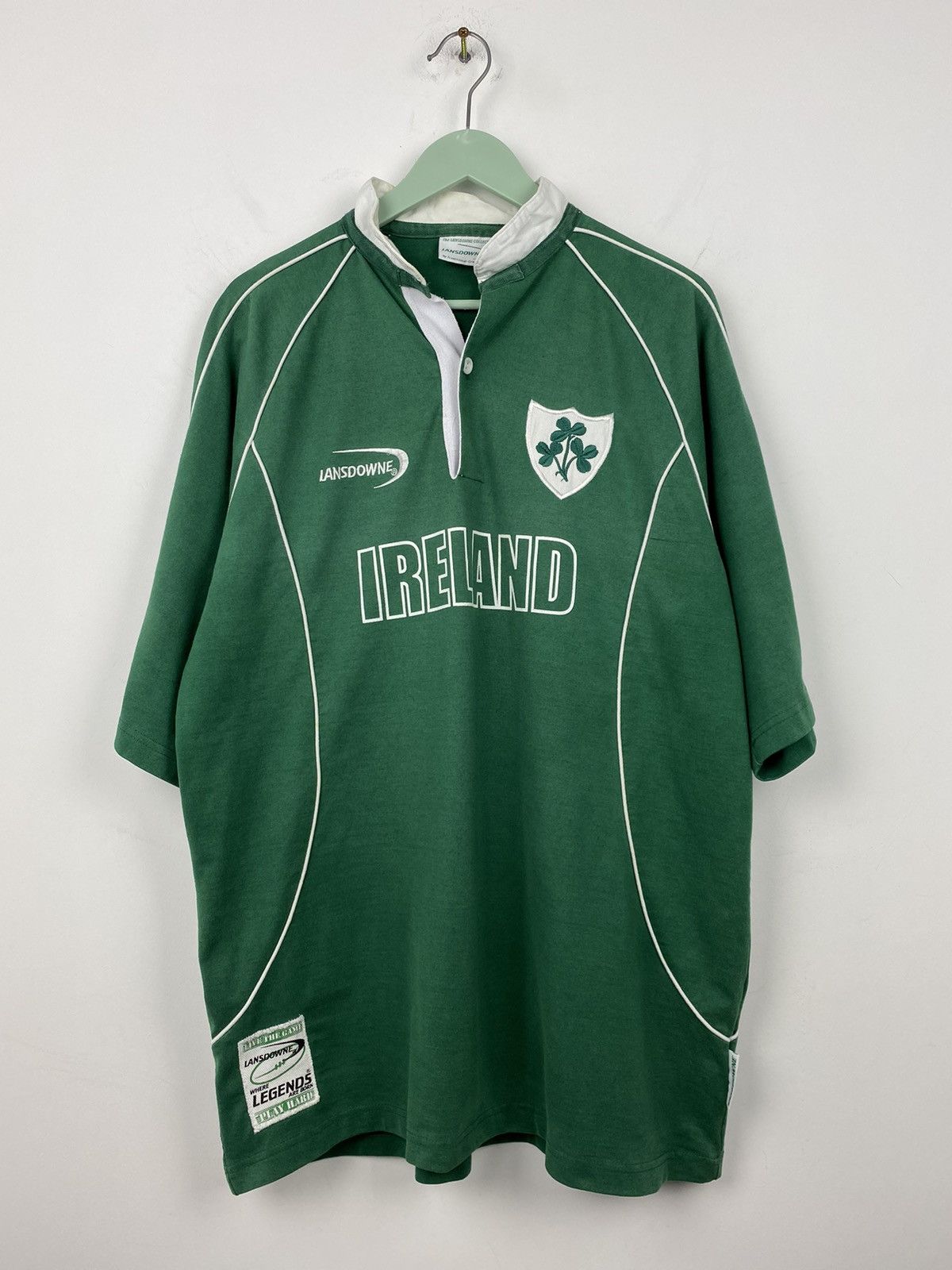 Vintage Vintage Ireland Lansdowne Rugby Shirt Jersey Australia Size US XXL / EU 58 / 5 - 1 Thumbnail