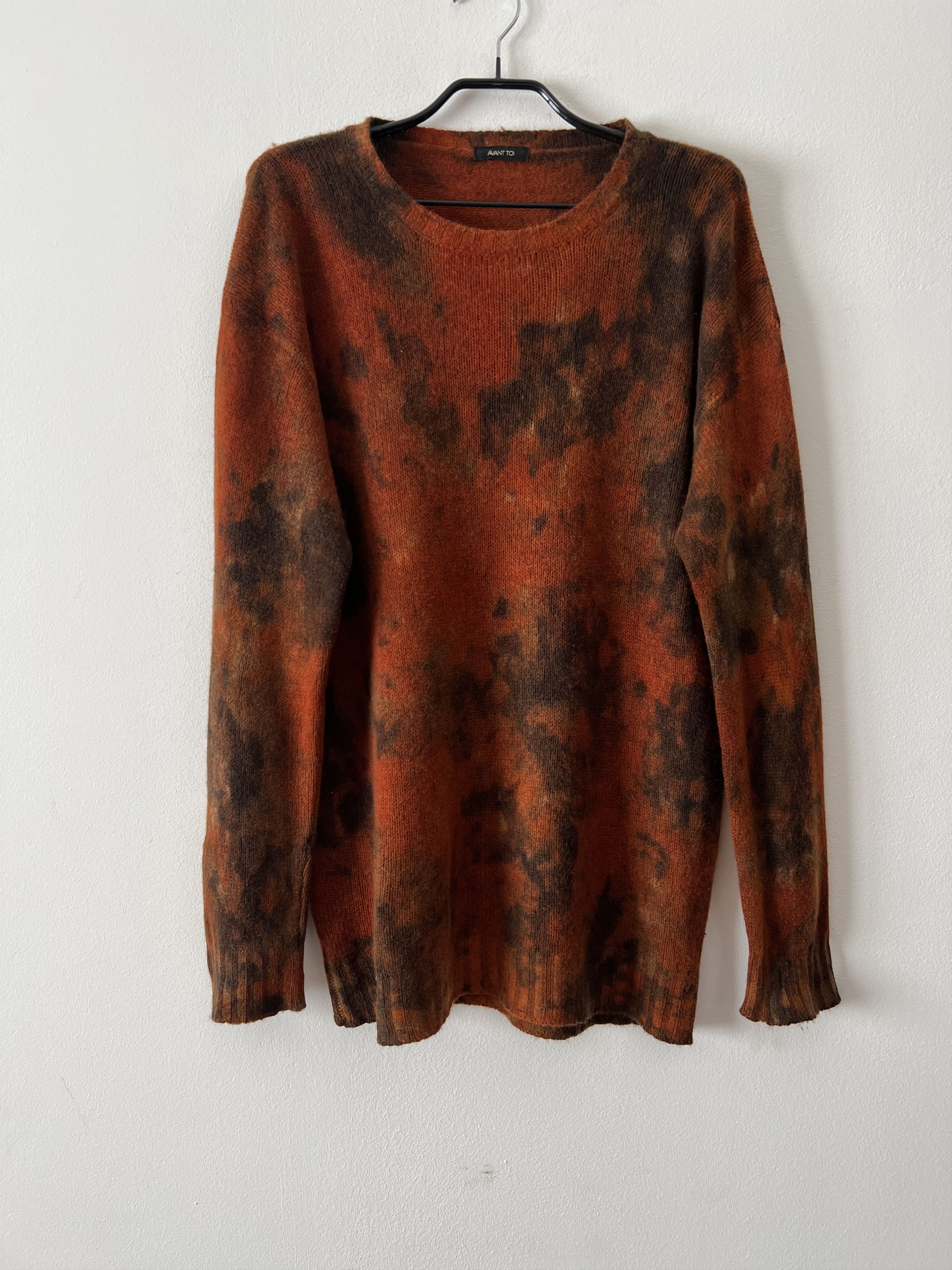 Avant Toi Pure Cashmere Sweater Mottled Effect Size US XL / EU 56 / 4 - 2 Thumbnail