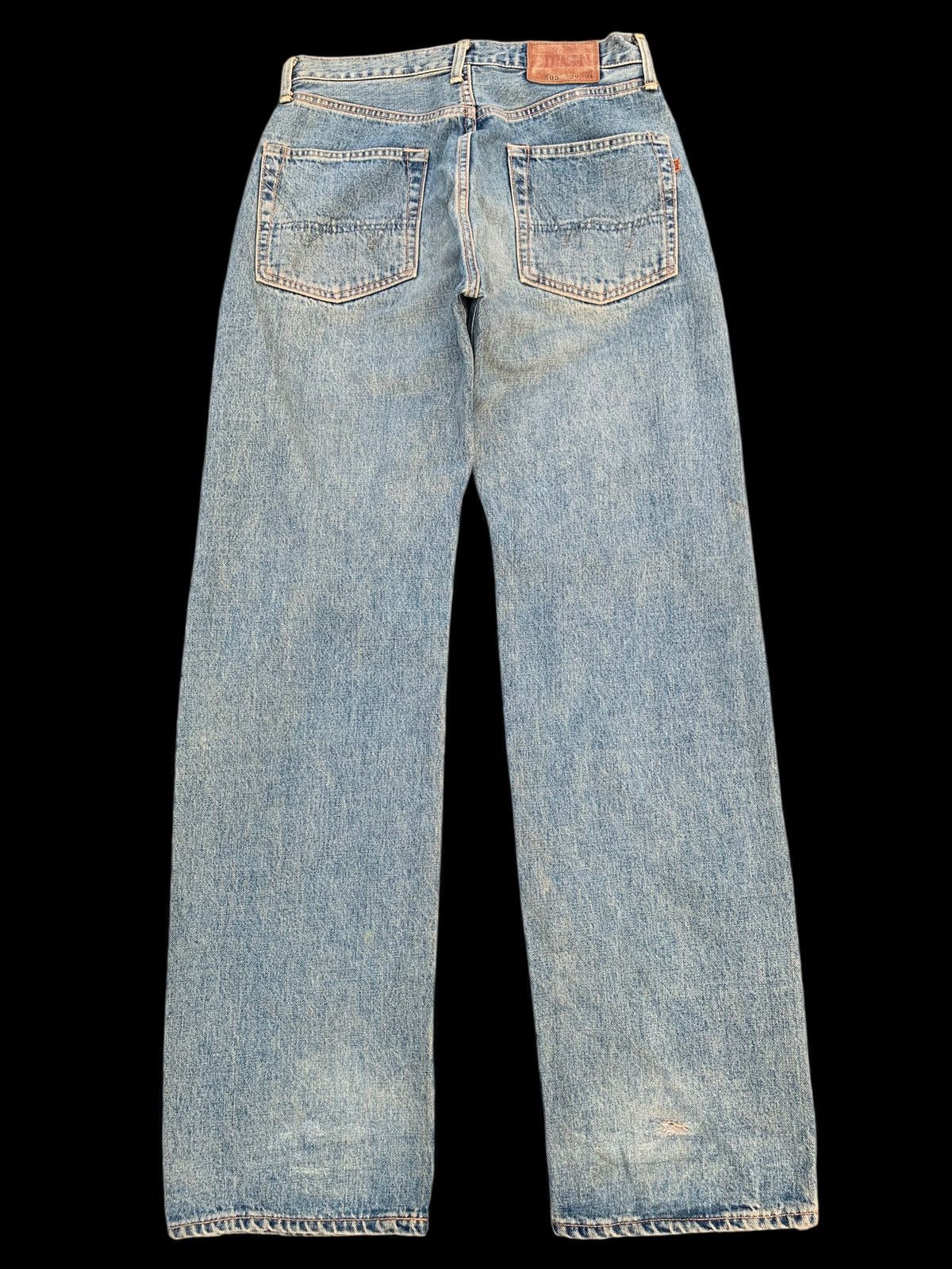 Kapital VINTAGE EDWIN 505 SELVEDGE BAGGY DISTRESSED JAPANESE DENIM Size US 29 - 4 Thumbnail