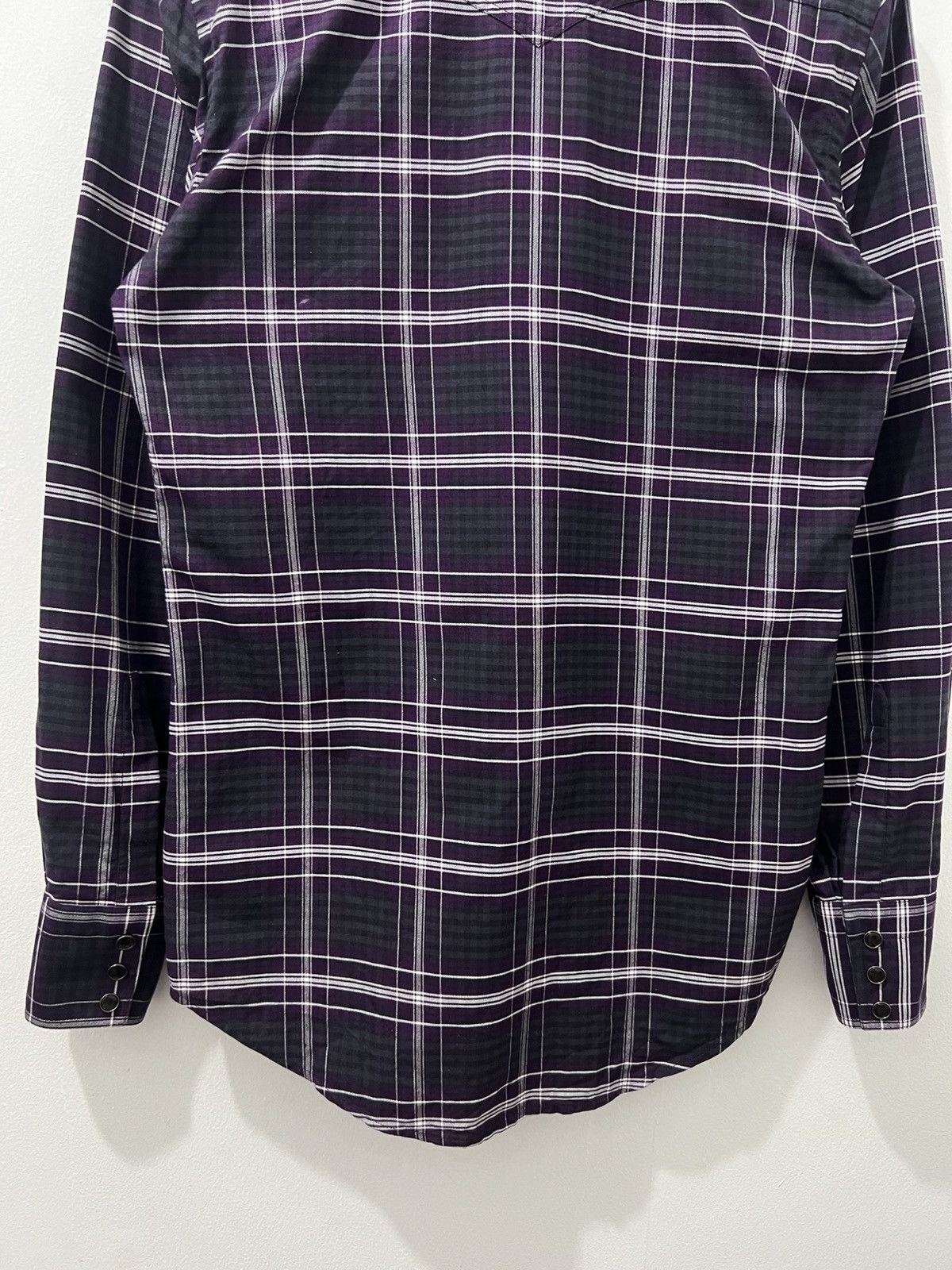 Tom Ford Tom Ford - Western Plaid Checkered Shirt Size US M / EU 48-50 / 2 - 10 Thumbnail