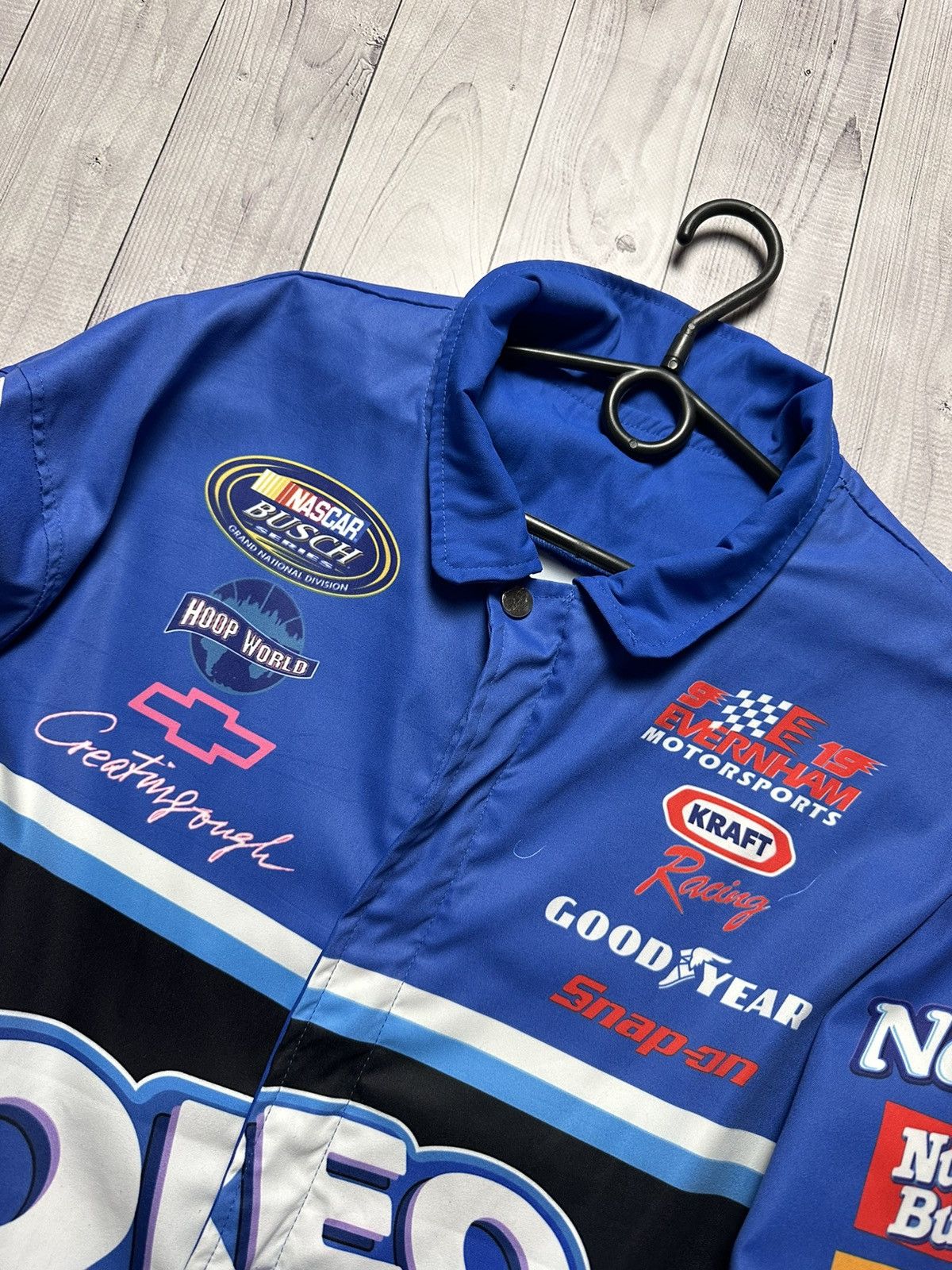 NASCAR Vintage NASCAR racing jacket Oreo Formula 1 rare size L Size US L / EU 52-54 / 3 - 3 Thumbnail