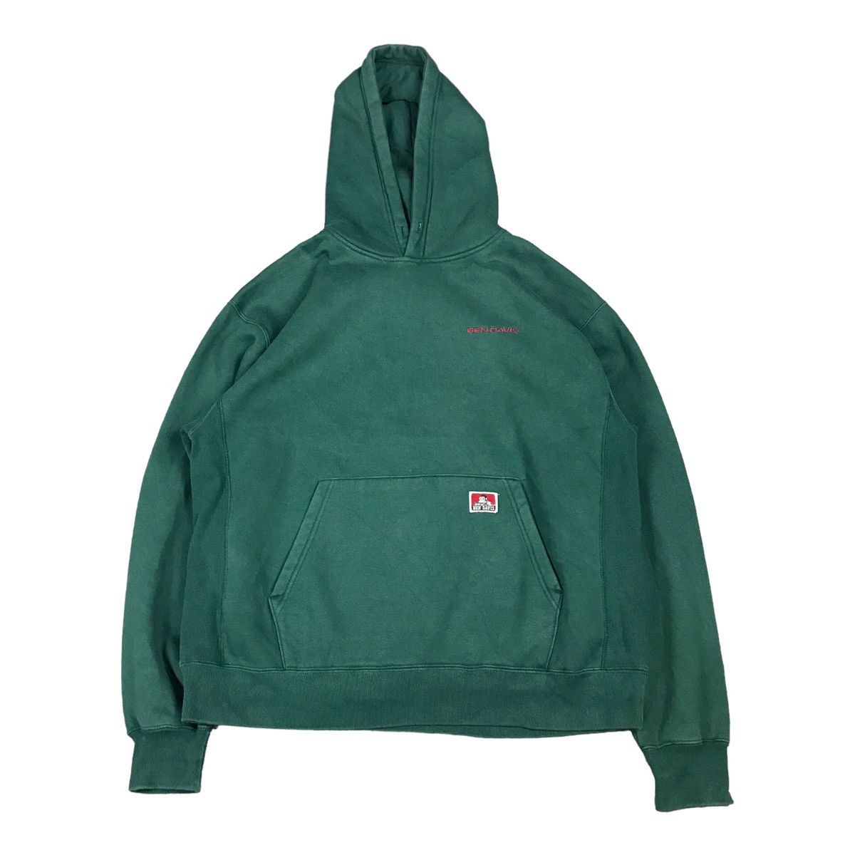Ben Davis × Japanese Brand BEN DEVIS GREEN HOODIES JACKET SMALL LOGO Size US L / EU 52-54 / 3 - 1 Thumbnail