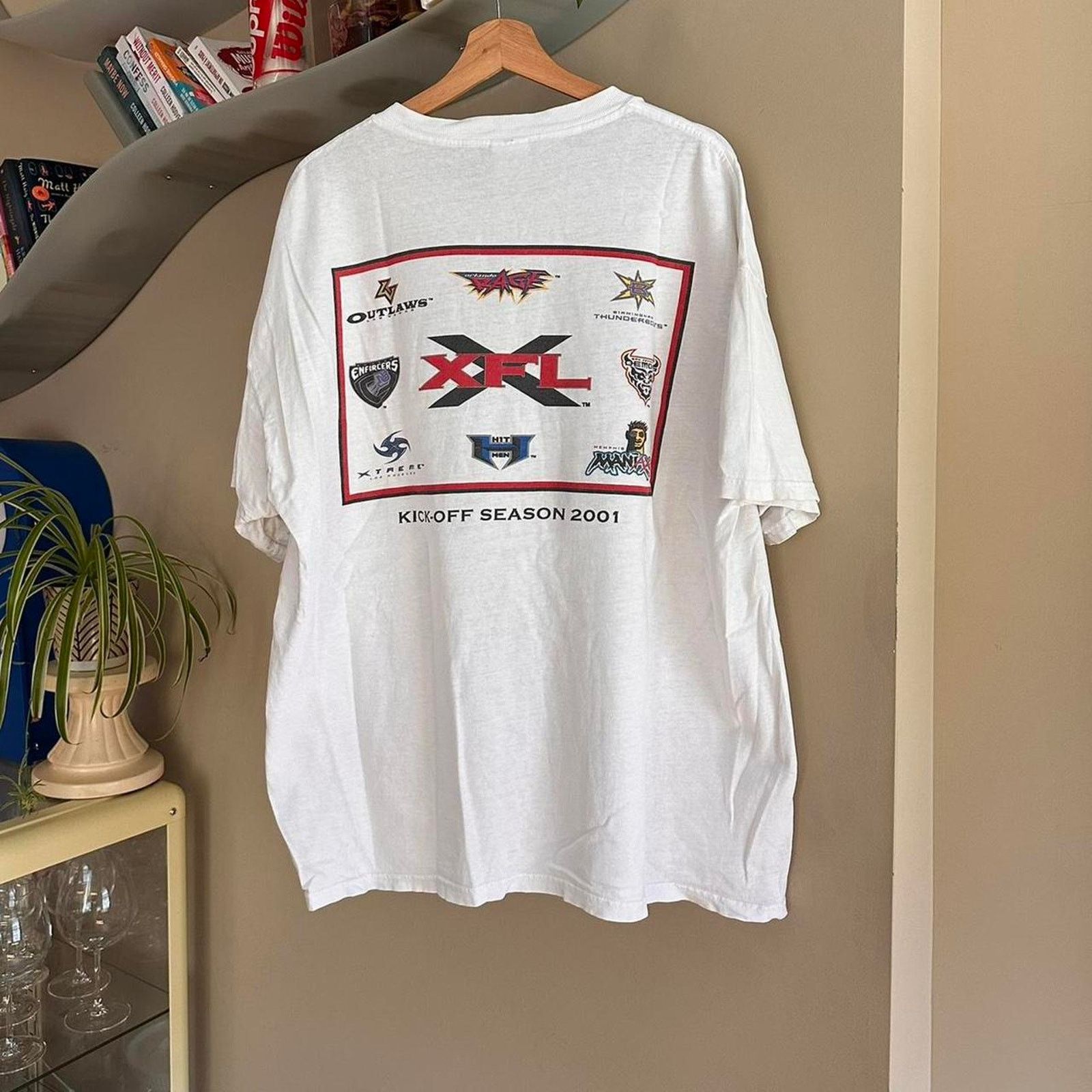 Delta × Vintage Vintage 2001 XFL Promo Shirt Size US XL / EU 56 / 4 - 1 Thumbnail