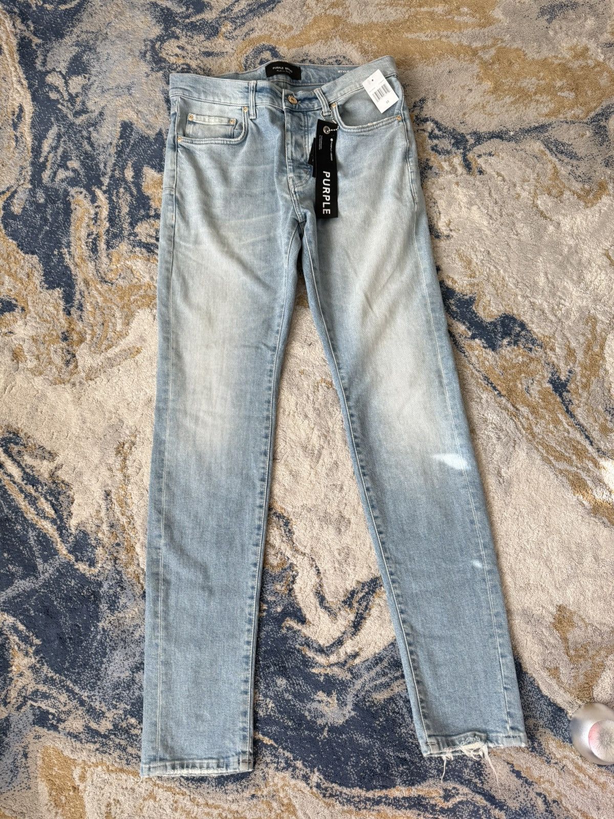 Purple Brand Purple black label indigo jeans Size US 33 - 1 Thumbnail