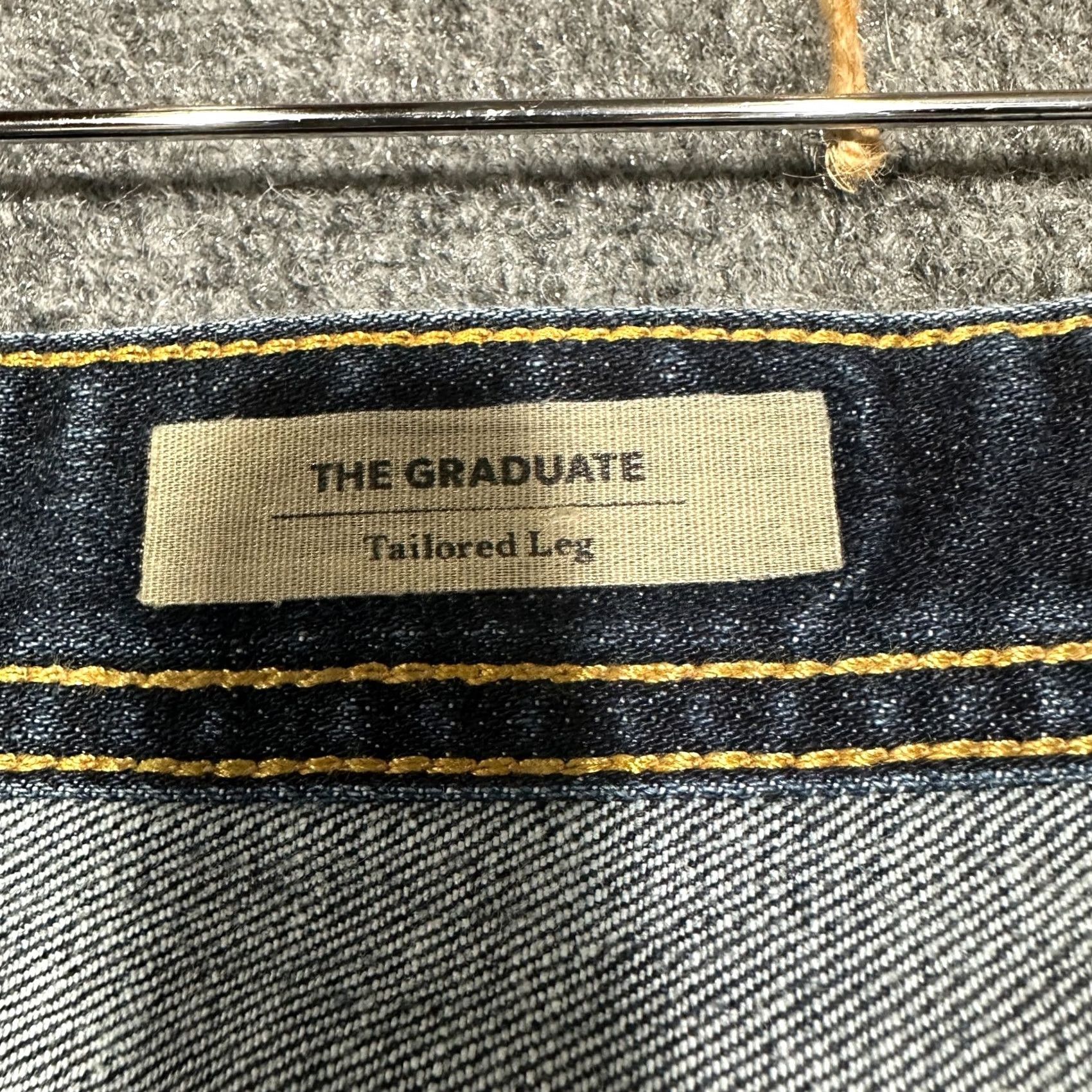 Vintage AG Adriano Goldschmied The Graduate Tailored Leg Jeans Mens 38 Denim Stretch Blue 5-Pocket Modern Classic Regular Mens Size US 38 / EU 54 - 5 Thumbnail