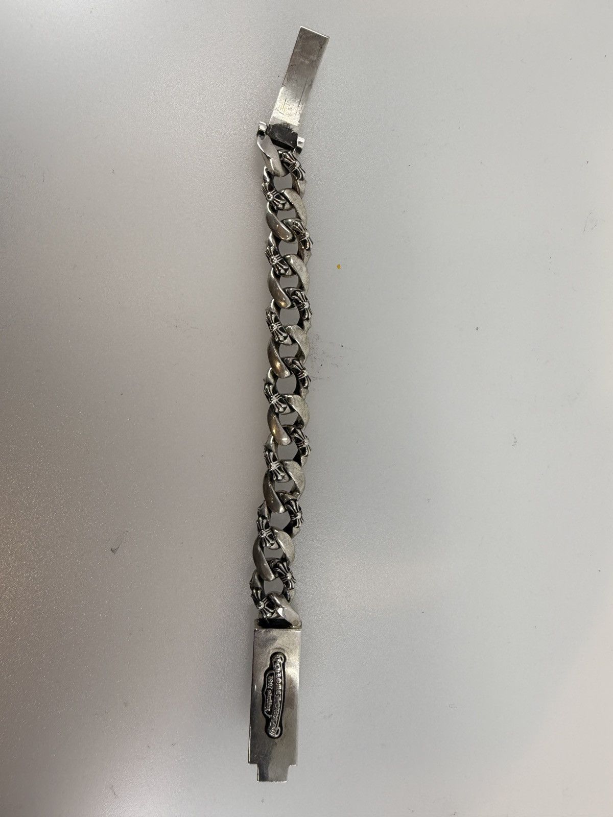 Chrome Hearts Chrome Hearts Silver Floral Cross Fancy Link Bracelet Size ONE SIZE - 2 Thumbnail
