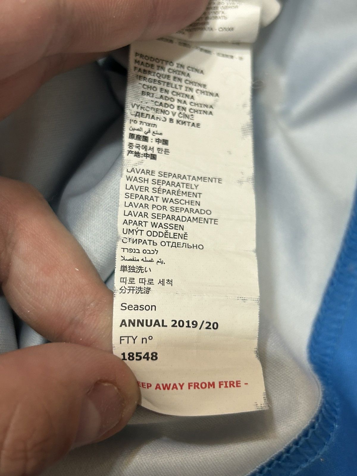 Kappa SCC Napoli 2019/2020 Kappa Soccer Jersey Football Shirt M Size US M / EU 48-50 / 2 - 8 Thumbnail