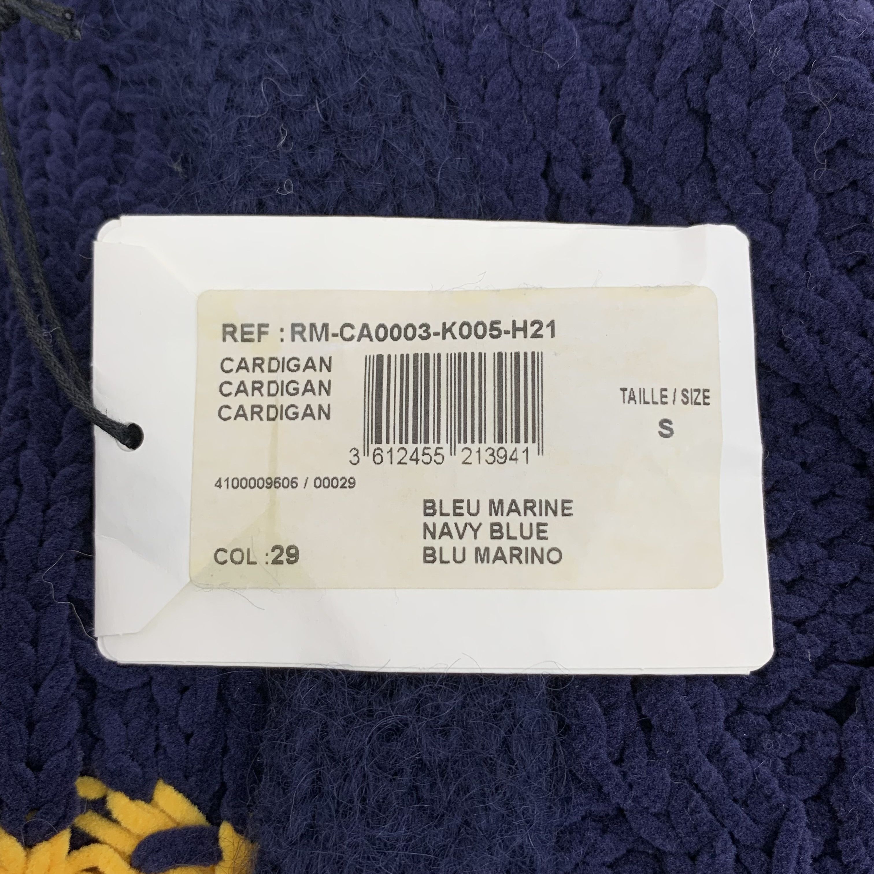 Lanvin Lanvin Cable Knit Cardigan Navy (S) Size US S / EU 44-46 / 1 - 7 Thumbnail
