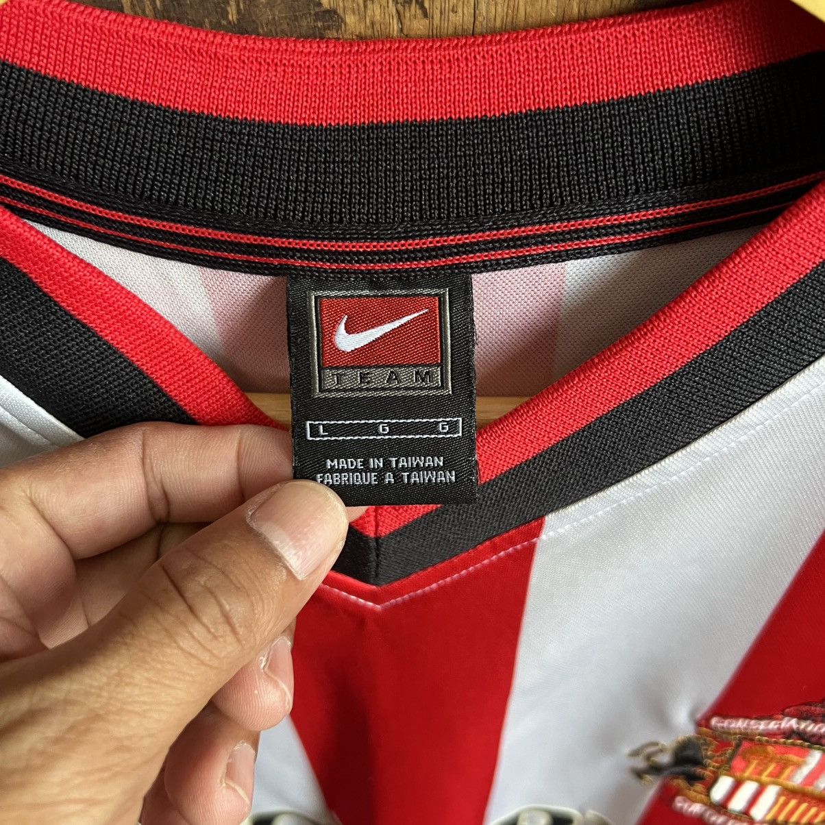 Nike × Vintage Vintage Sunderland 2000-02 Home Nike Jersey Size US L / EU 52-54 / 3 - 4 Thumbnail