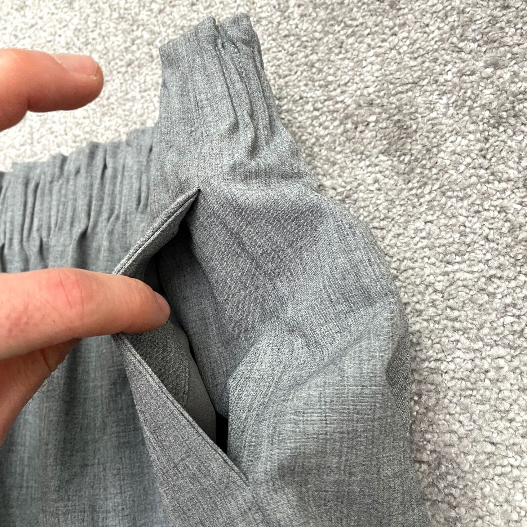 J.Crew J.Crew Mercantile Skirt Womens 00 Gray Elastic Waist Pleated Pencil Short 00s Mens Women Girls Size 24" / US 00 / IT 34 - 3 Thumbnail