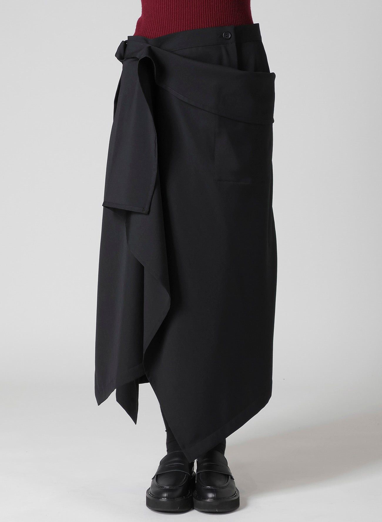 Yohji Yamamoto Yohji Yamamoto - WOOL 2WAY SUSPENDER SKIRT Size 24" / US 00 / IT 34 - 5 Thumbnail