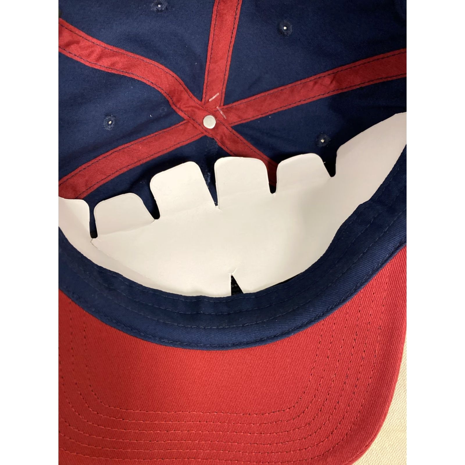 REEF Reef Men's Snapback Hat Cap Adjustable Blue Red Canvas Fishing Surfing Logo Rope Outdoor All Seasons Size ONE SIZE - 6 Thumbnail