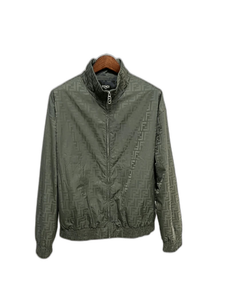 Fendi Fendi Military Green Printed Jacket Size US L / EU 52-54 / 3 - 1 Thumbnail