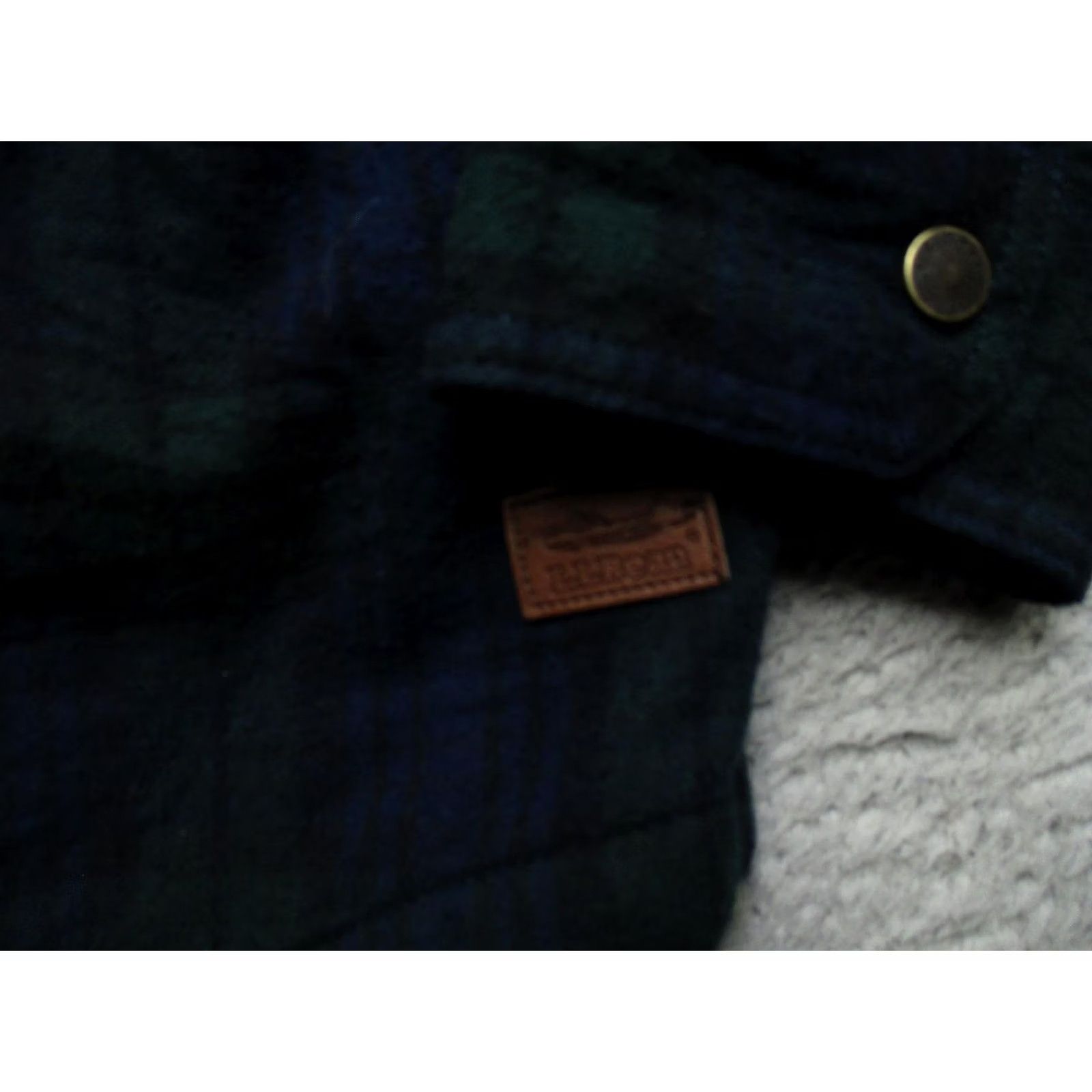 Vintage LL Bean Green Plaid Hooded Flannel Shirt Coat Jacket Mens XL Snap Size US XL / EU 56 / 4 - 3 Thumbnail