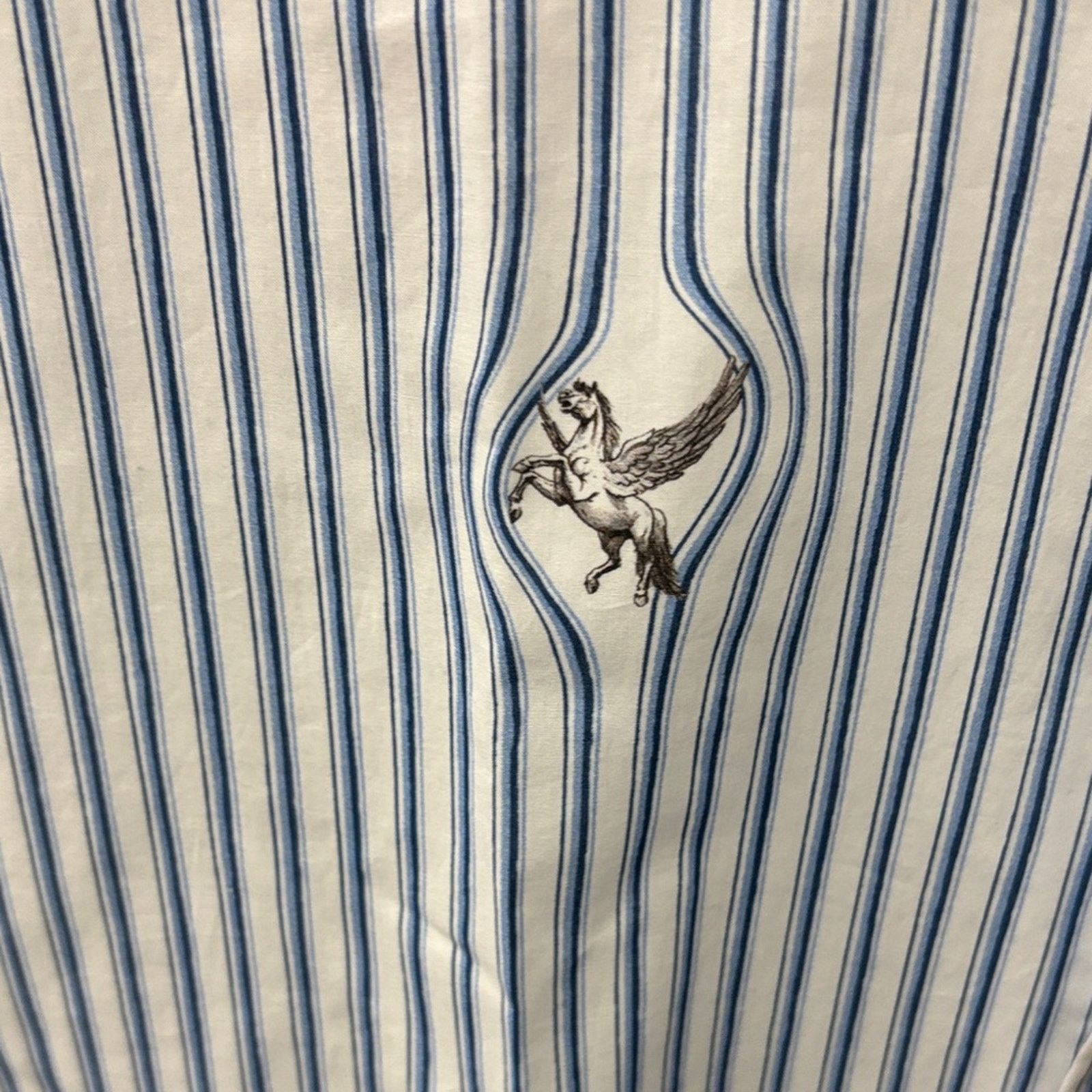 Etro NWT Etro Blue and White Patterned Men's Shirt Size 39 M Size US M / EU 48-50 / 2 - 5 Thumbnail