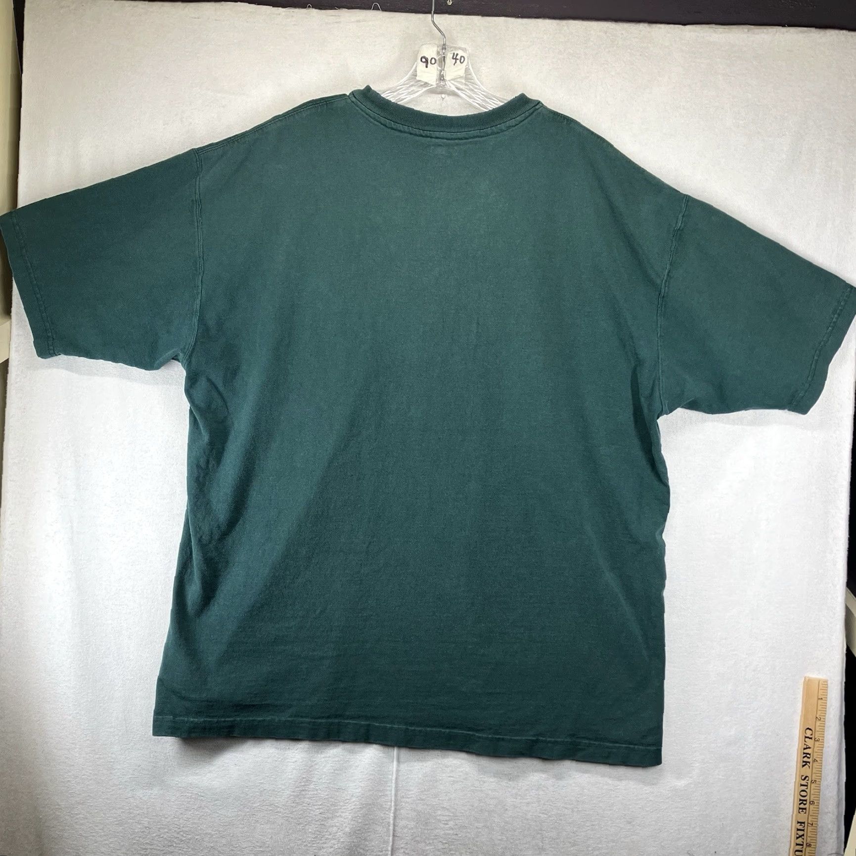 Carhartt VINTAGE Carhartt Henley T-Shirt Men XL Green Heavyweight Short Sleeve Grunge Punk Logo Size US XL / EU 56 / 4 - 2 Thumbnail
