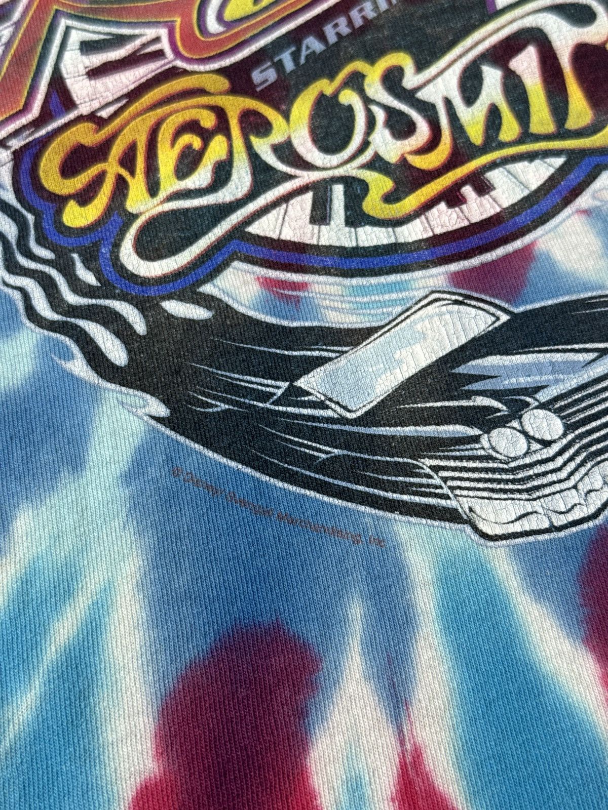 Aerosmith × Band Tees × Disney *RARE* 90s VINTAGE DISNEY ROCK’IN ROLLER COASTER AEROSMITH Size US XXL / EU 58 / 5 - 10 Thumbnail