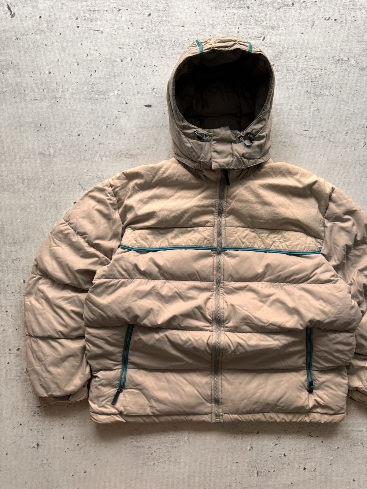 Nike × Nike ACG NIKE PUFFER DOWN BASIC LOGO OVERSIZE NYLON JACKET Size US L / EU 52-54 / 3 - 2 Thumbnail