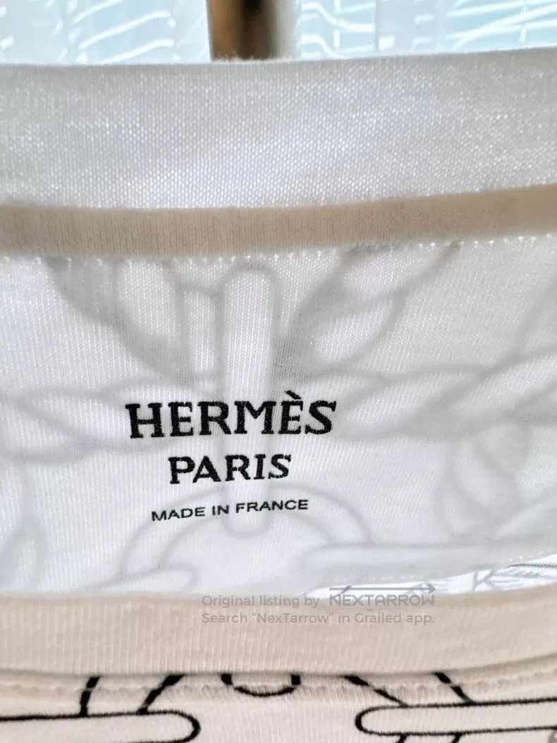 Hermes Hermes Rope pattern printed T-shirt Size XS / US 0-2 / IT 36-38 - 3 Thumbnail
