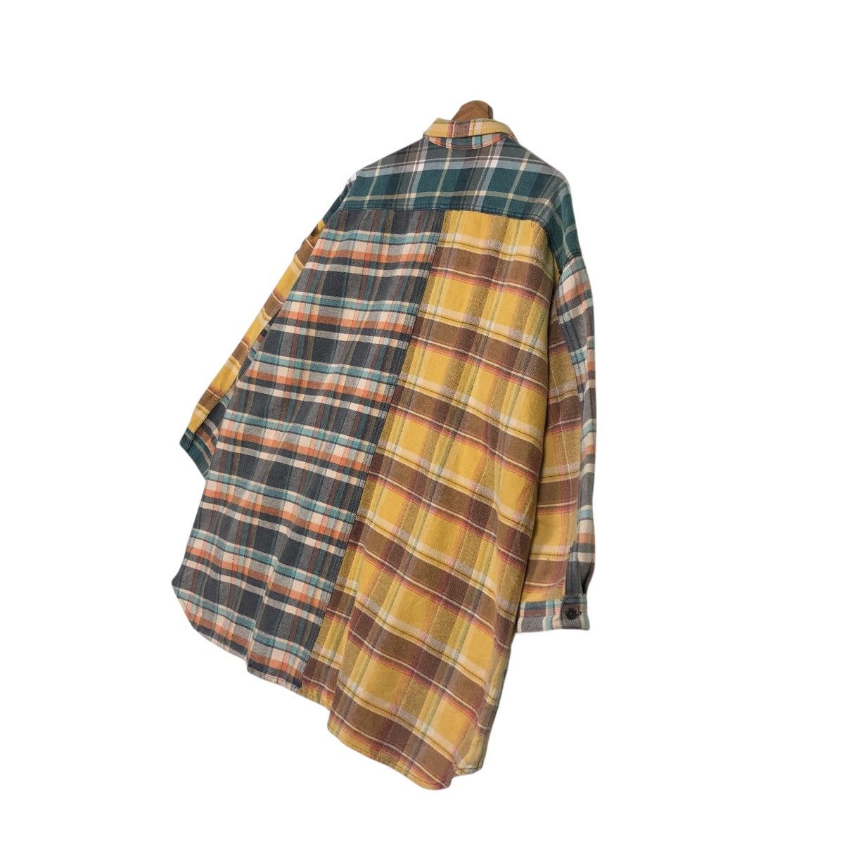 Hysteric Glamour 🔥VINTAGE SHIRT BUTTON JACKET PATCHWORK TARTAN DRUG STORE’S Size US L / EU 52-54 / 3 - 12 Thumbnail