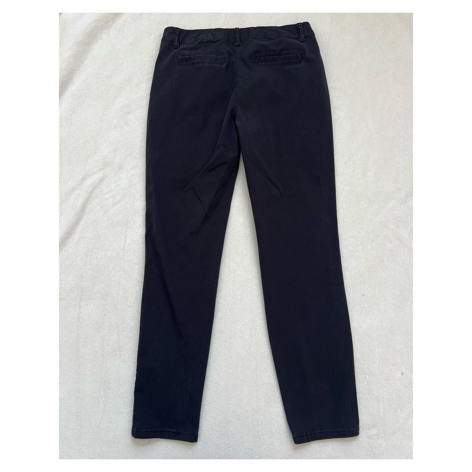 Aeropostale Aeropostale Mid-Rise Straight Leg Black Pants Size 8 Regular Size 30" / US 8 / IT 44 - 4 Thumbnail