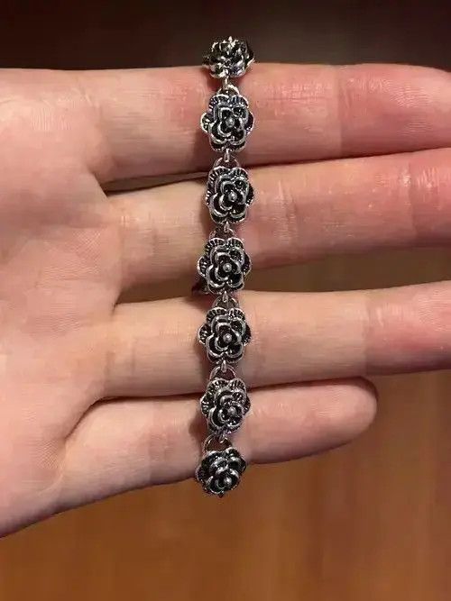 Vintage Hagiwara x Misac Y2K Rose Bracelet Size ONE SIZE - 1 Thumbnail