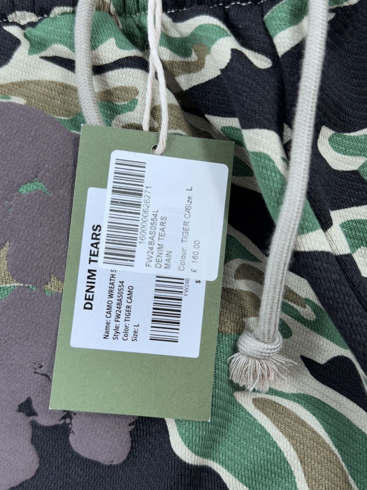 DENIM TEARS CAMOUFLAGE SWEATPANTS Size US 34 / EU 50 - 4 Thumbnail