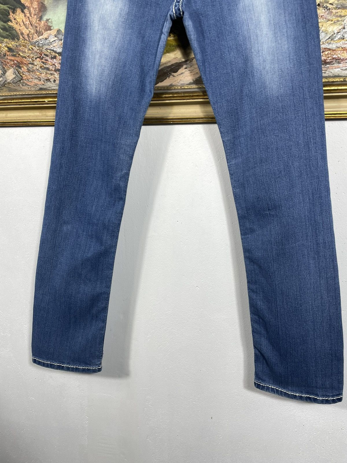 True Religion × Vintage True Religion Vintage Y2k Blue Denim Jeans Pants Drip Swag Size 30" / US 8 / IT 44 - 11 Thumbnail
