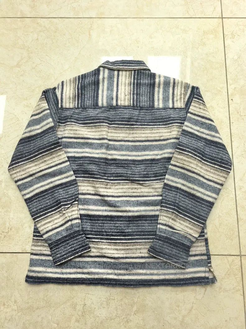 Neighborhood Neighborhood Blue Striped Flannel Shirt Size US M / EU 48-50 / 2 - 2 Thumbnail