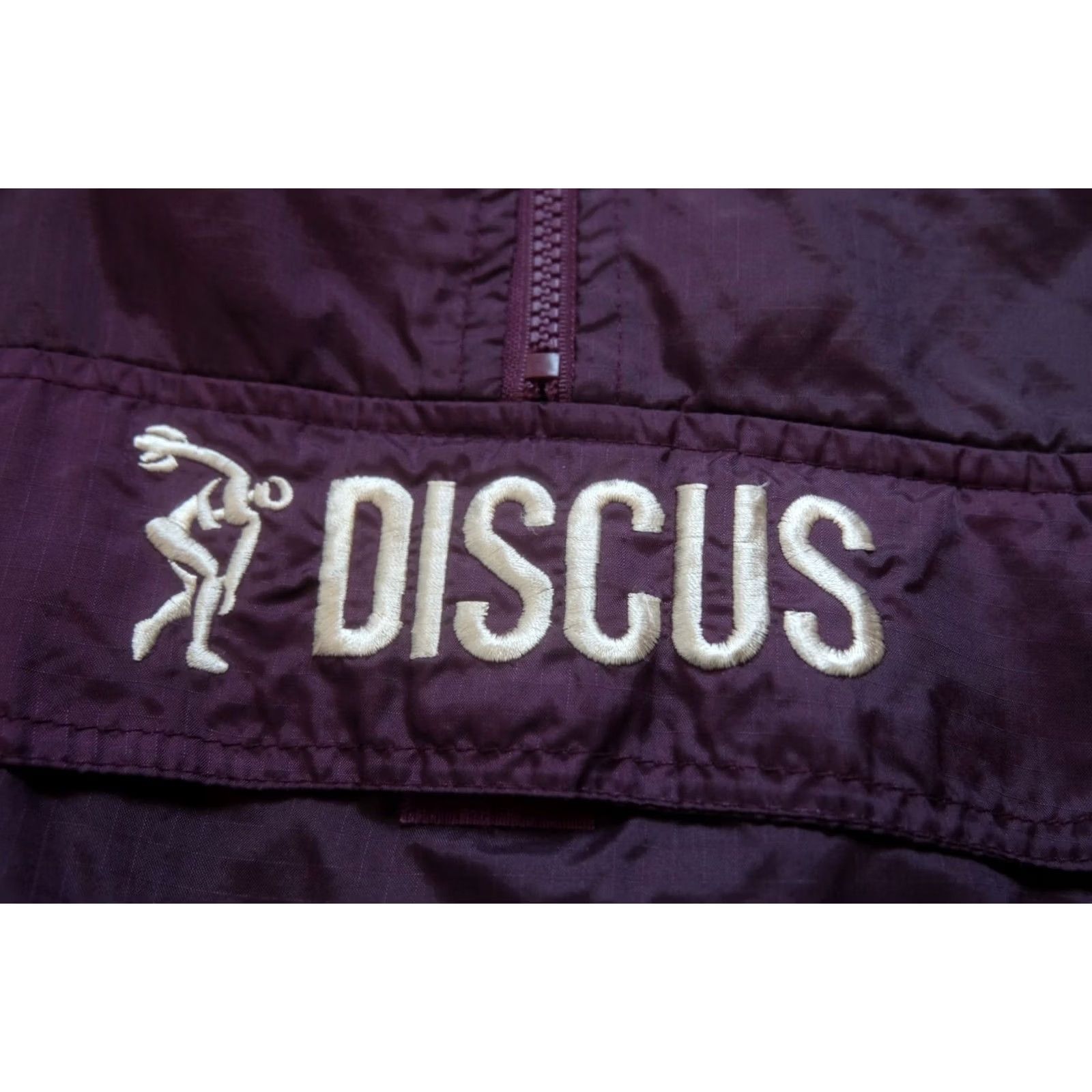 Etro VINTAGE DISCUS 90s RETRO NYLON JACKET MD RED 1/4 ZIP PULL OVER WINDHIKER MENS Size US M / EU 48-50 / 2 - 6 Thumbnail