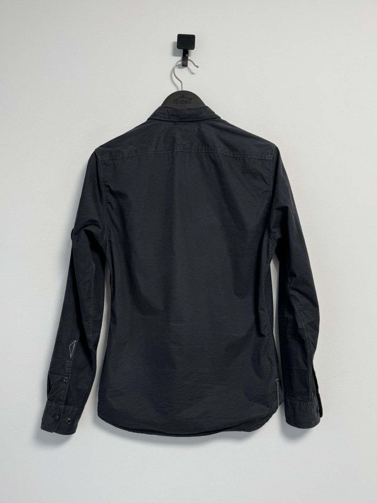 C.P. Company C.p Company Lens Button Up Dark Blue Long Sleeve Shirt Size US M / EU 48-50 / 2 - 14 Thumbnail