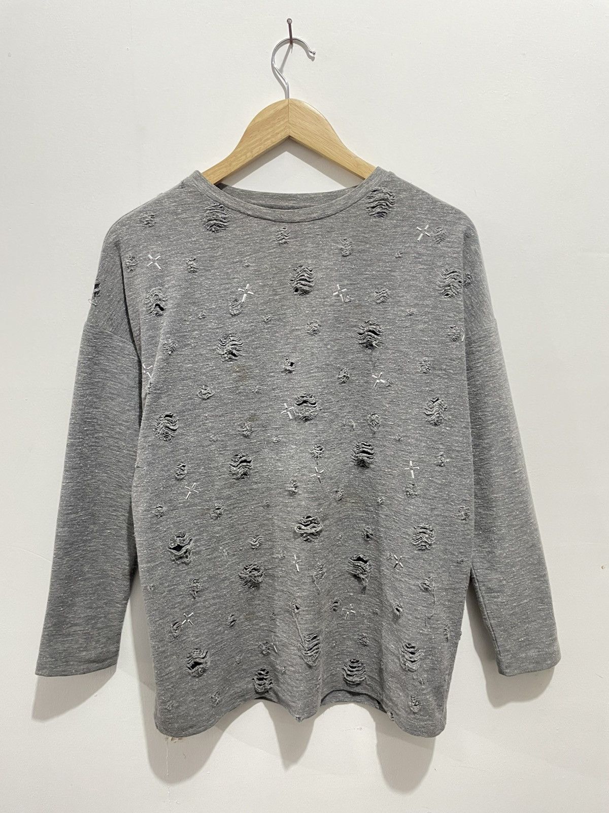 Beauty Beast × If Six Was Nine × Japanese Brand CRAZY DISTRESED JAPANESE STYLE LONG SLEEVE Size US M / EU 48-50 / 2 - 1 Thumbnail