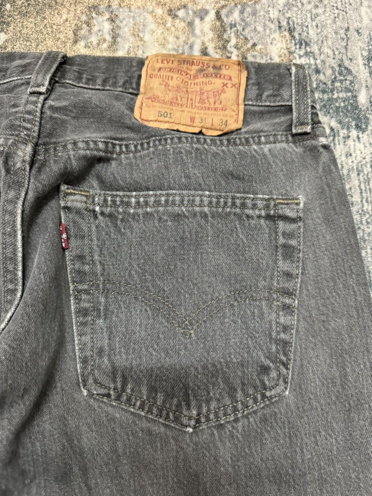 Levi's × Levi's Vintage Clothing × Vintage Vintage Levi’s 501 Distressed Denim Jeans Size US 30 / EU 46 - 9 Thumbnail