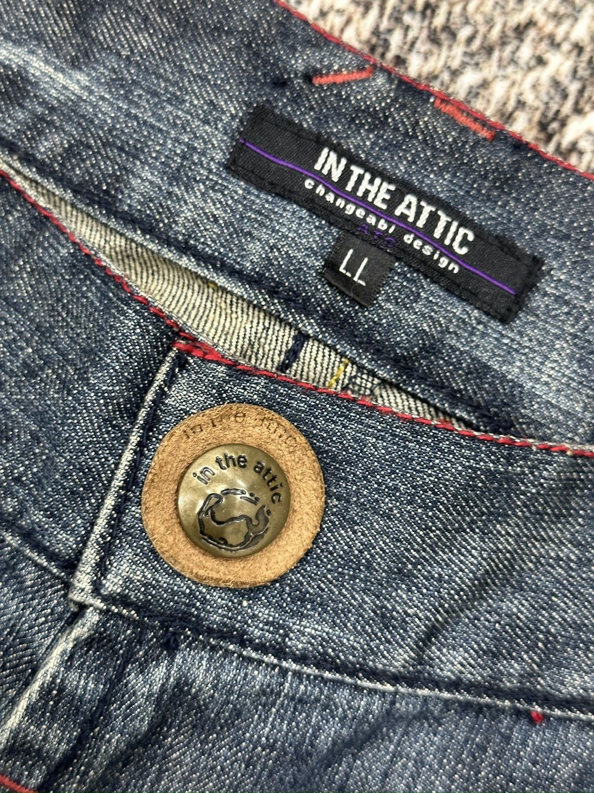 If Six Was Nine × In The Attic Embroidered Logo’s By In The Attic Jeans Size US 34 / EU 50 - 11 Thumbnail