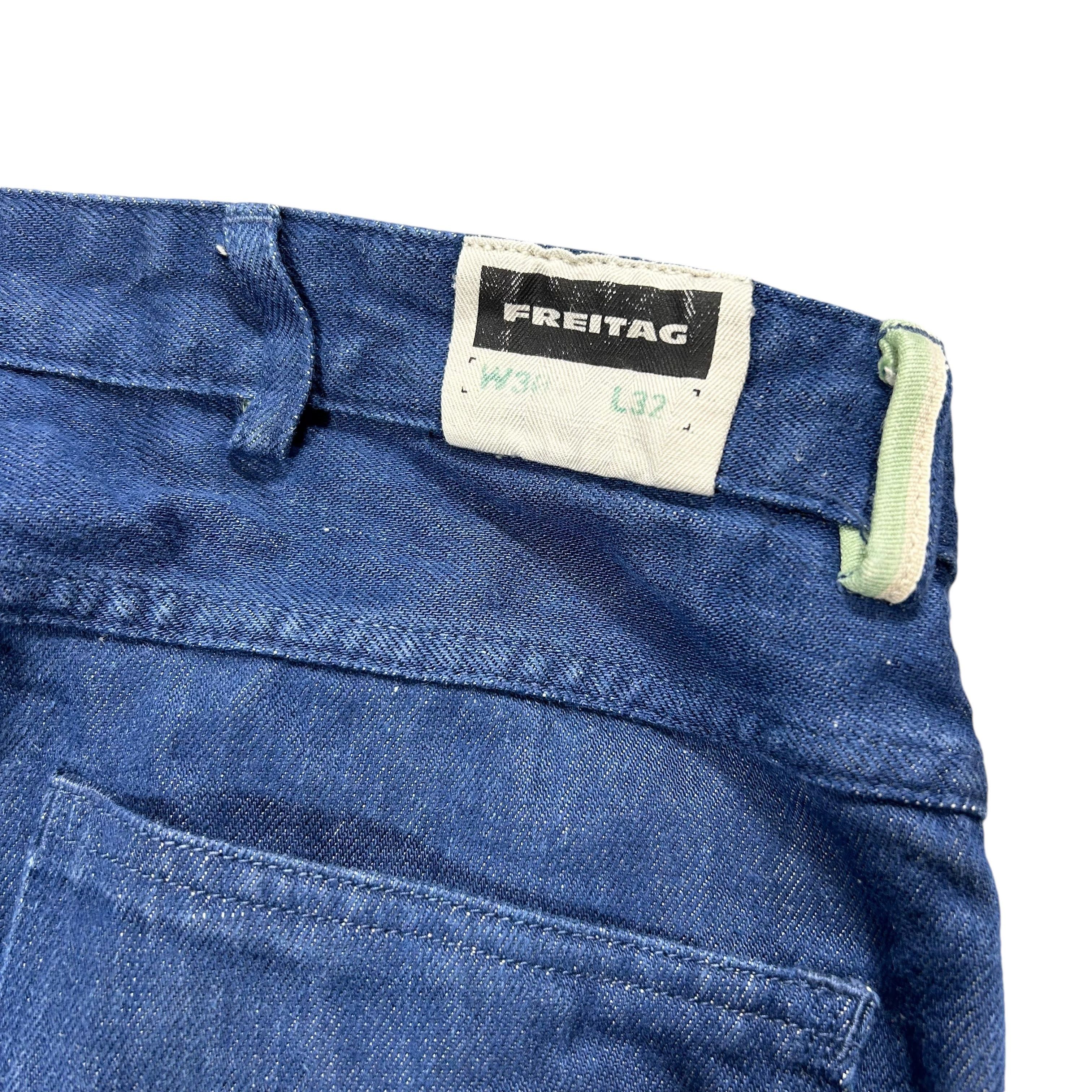 Freitag Freitag E500 Denim Linen Hemp Blue Jeans W30L32 Size US 30 / EU 46 - 6 Thumbnail