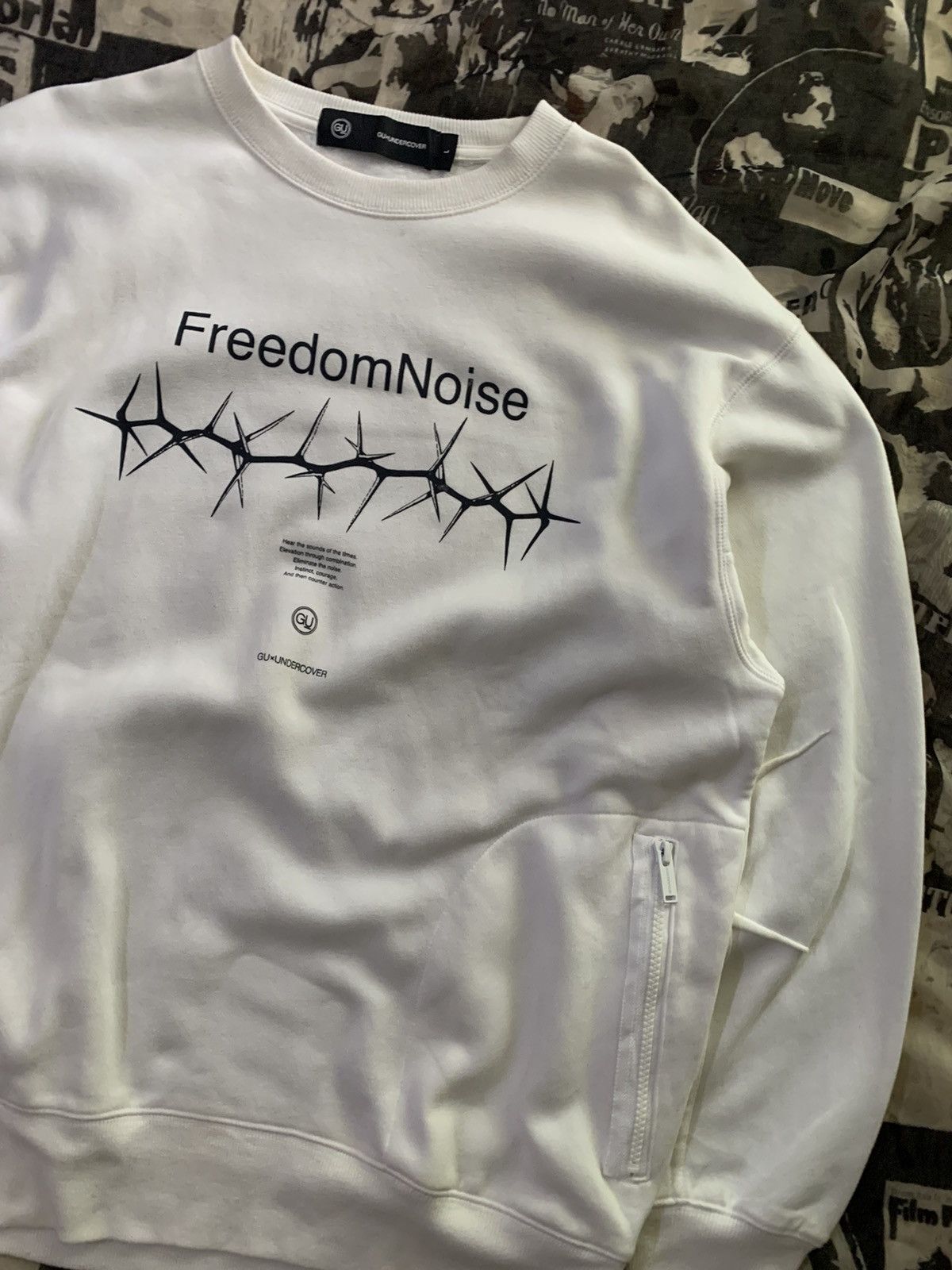 Undercover 💥GuxUndercover Freedom Noise Sweatshirt Size US L / EU 52-54 / 3 - 1 Thumbnail