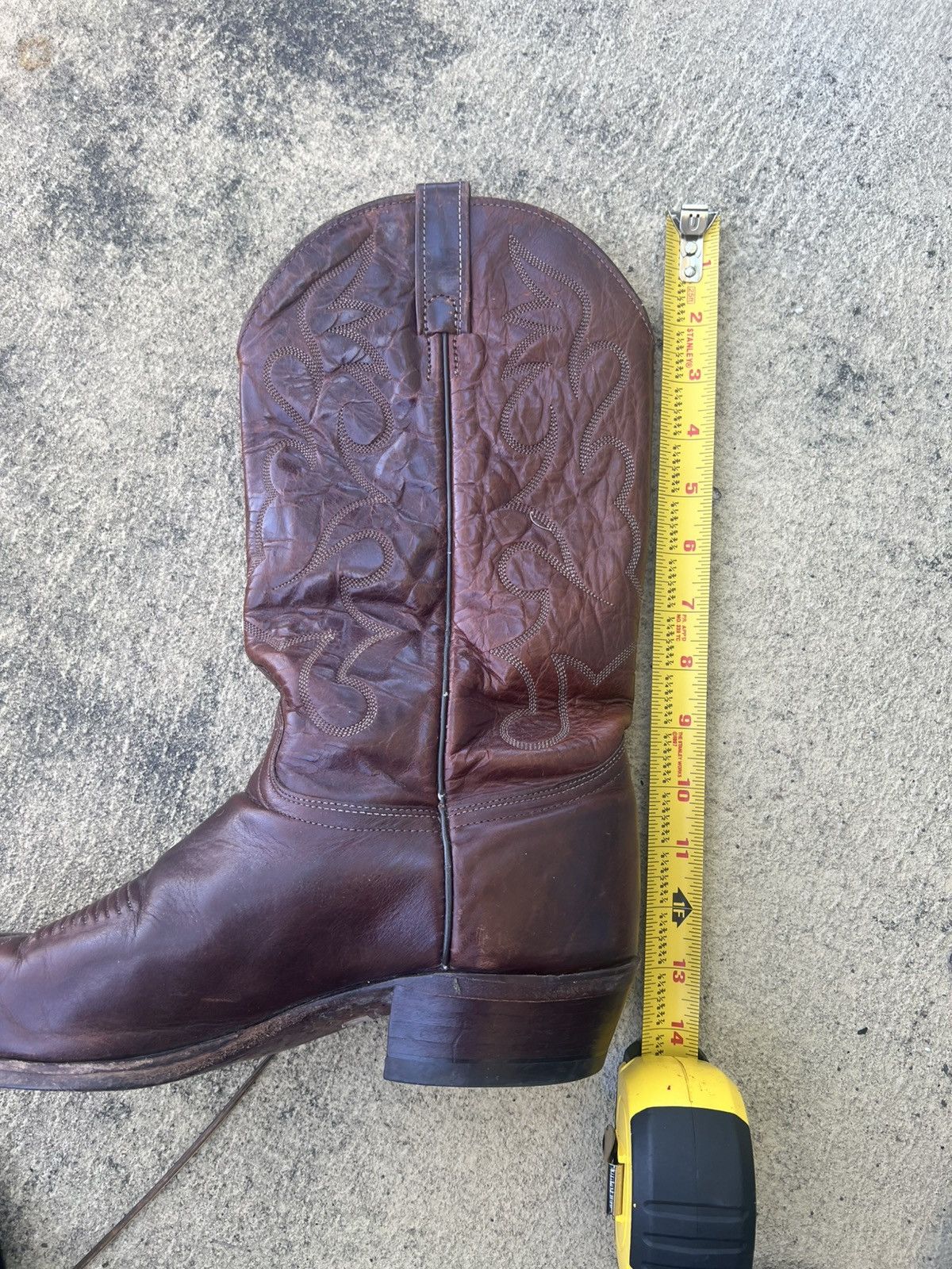Vintage Great Western Boot Co Leather Cowboy Boots Size US 11 / EU 44 - 7 Thumbnail