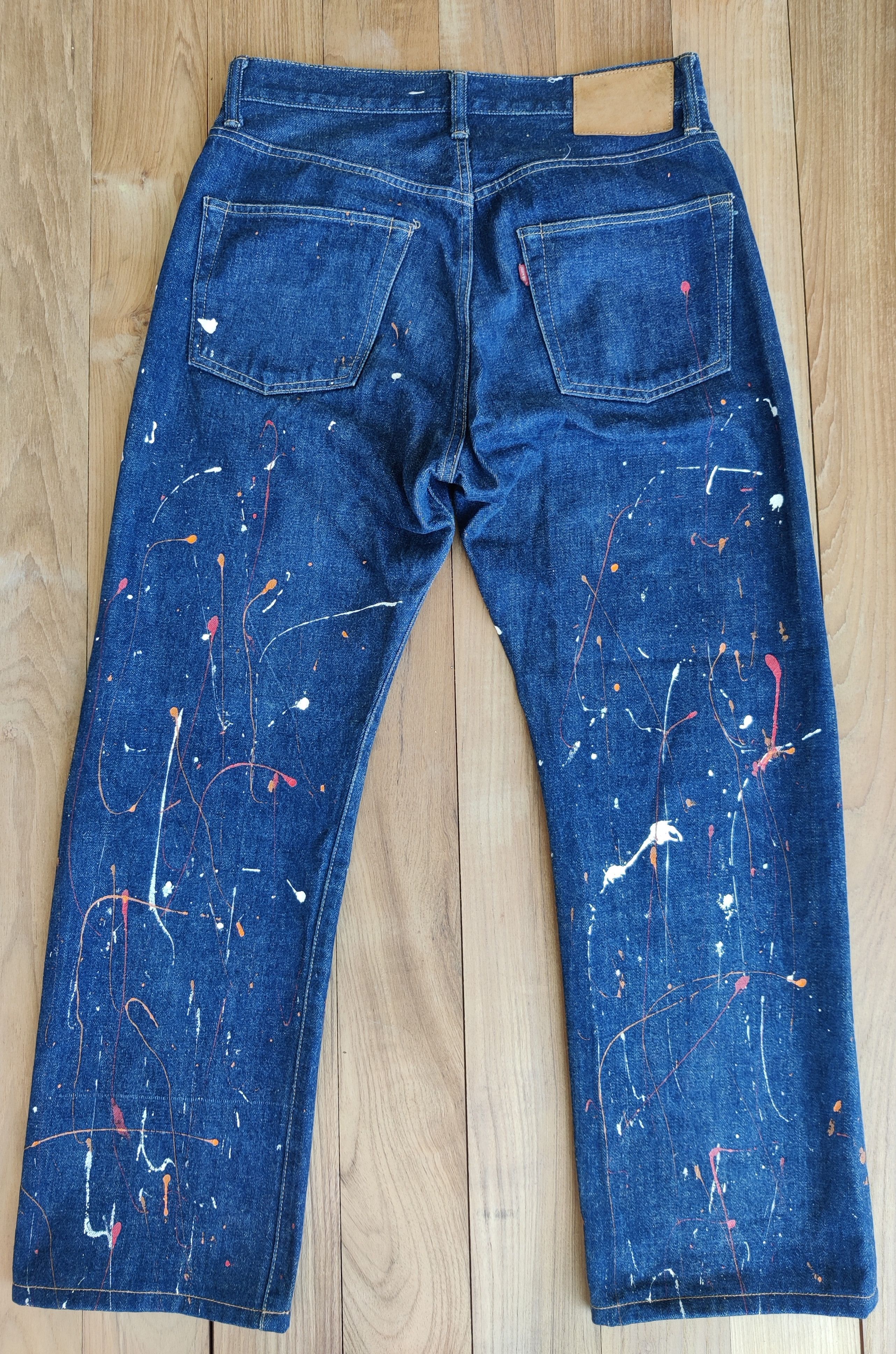 Japanese Brand × Johnbull × Vintage Vintage John Bull Japanese Denim Paint Splatter Selvedge Size US 29 - 2 Thumbnail