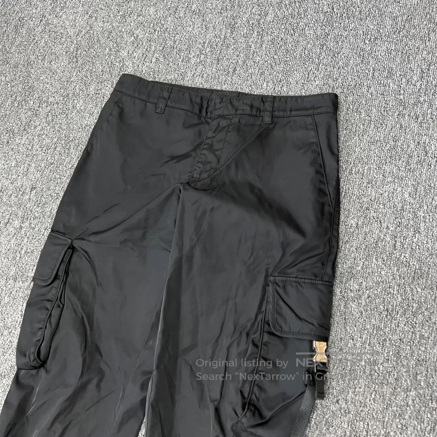 Prada Prada Delta-shaped buckle; recycled nylon pocket; work pan Size US 32 / EU 48 - 3 Thumbnail