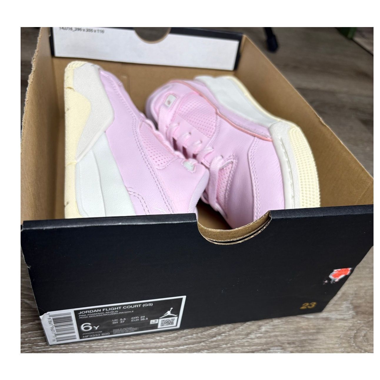 Nike New in Open Box - Jordan Flight Court (GS) - Pink Foam 6Y Size US 6 / EU 39 - 6 Thumbnail