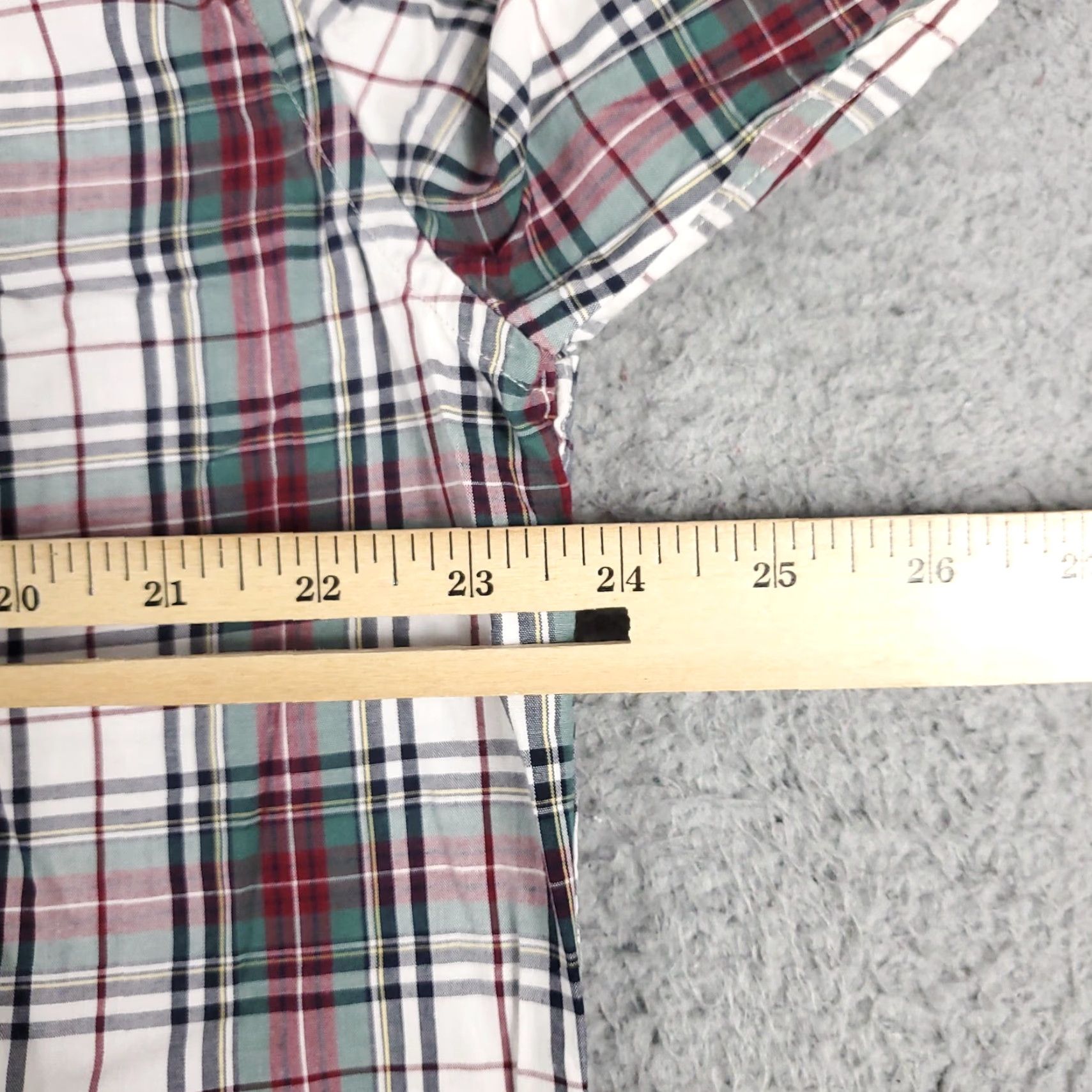 Nautica Nautica Shirt Mens Large Gray Red Plaid Button-Up Long Sleeve Casual Business Formal Workwear 90s Modern Preppy Mens Size US L / EU 52-54 / 3 - 7 Thumbnail