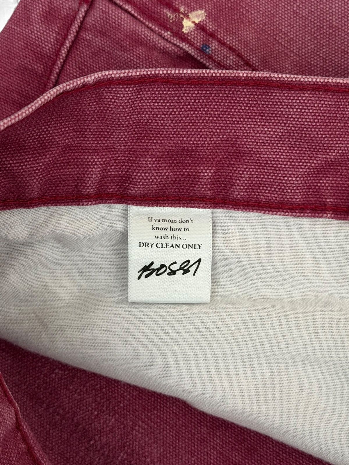 Bossi Vintage Carpenter Painted Jeans
